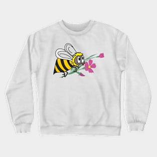 Bee and flower Crewneck Sweatshirt